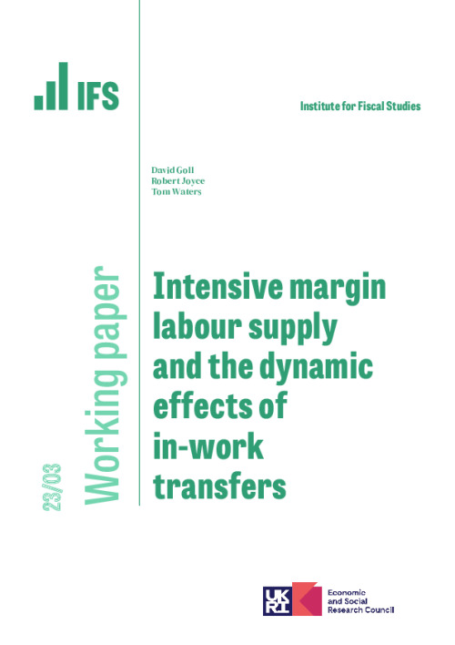 Image representing the file: Intensive margin labour supply and the dynamic effects of in-work transfers