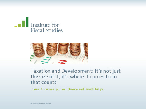 Image representing the file: DfID lunch seminar _ Tax policy, growth and development _ 23March2015.pdf