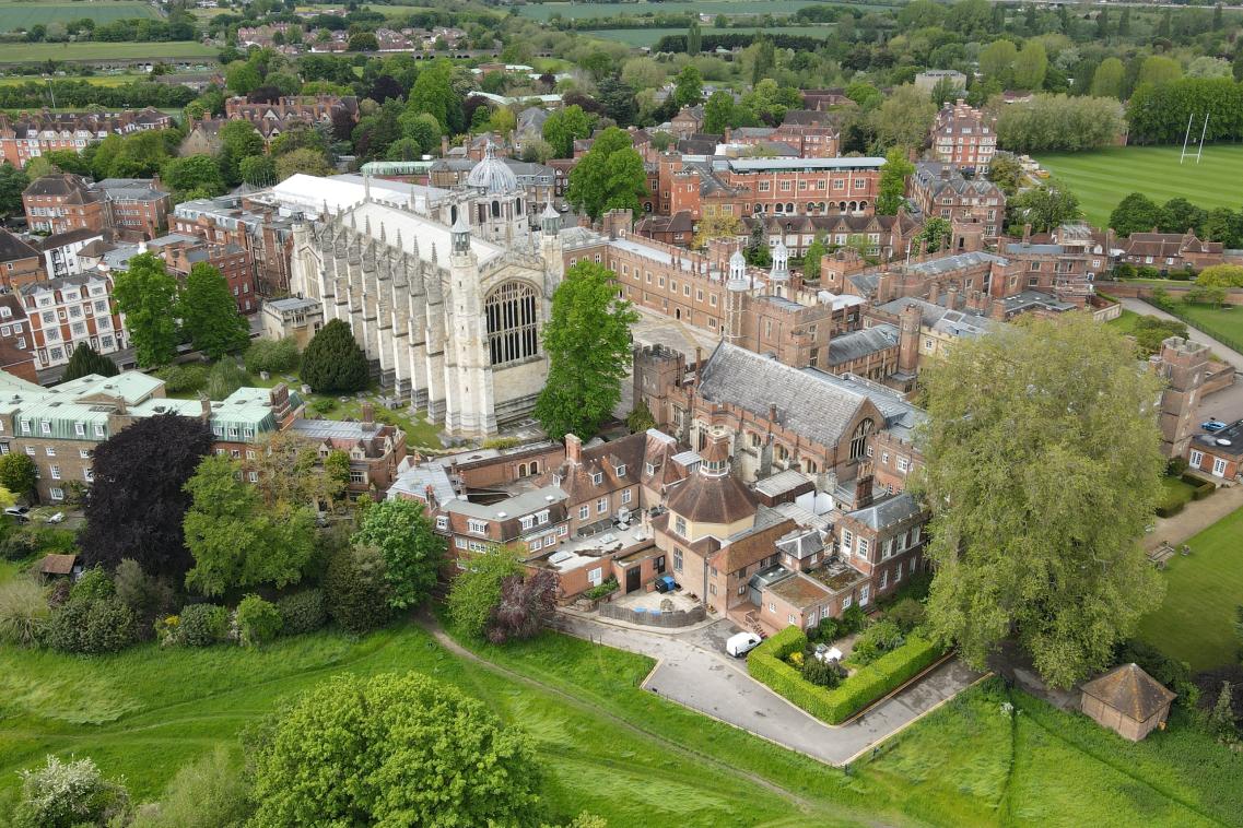 Image of Eton College in Aerial view