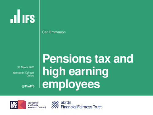 Image representing the file: Pensions tax and high earning employees