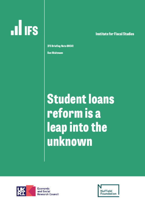 Image representing the file: Student loans reform is a leap into the unknown