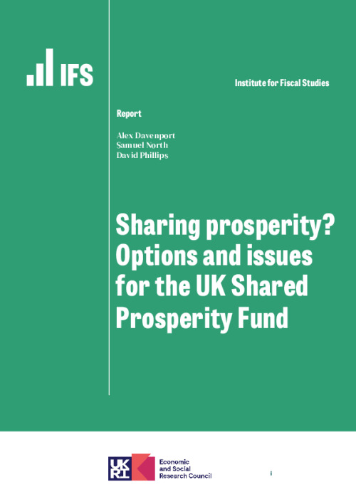 Image representing the file: Sharing prosperity? Options and issues for the UK Shared Prosperity Fund