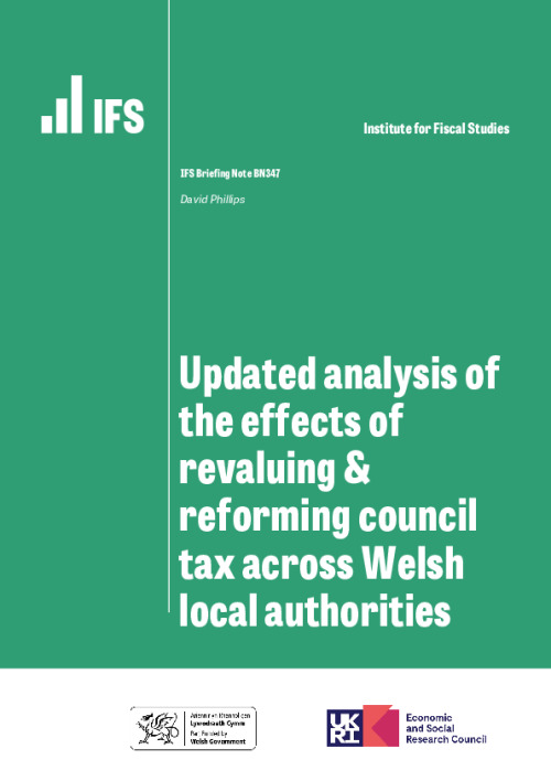 Image representing the file: Updated analysis of the effects of revaluing & reforming council tax across Welsh local authorities
